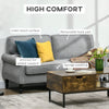 Stylish Midback Double Sofa with Sponge Padding, 2 Seater Sofa Couch, with Rubber Wood Leg