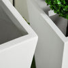 Set of 2 Tall Planters with Drainage Holes, 22