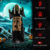 Witch Halloween Animatronic Halloween Animatronic with Sound Activated, Light Up Eyes