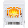Freestanding Electric Fireplace Stove Heater with Realistic Flame Effect, Overheat Protection, 750W/1500W