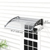 Window Awning Door Canopy, Polycarbonate Cover Patio Awnings, 30