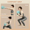 Soozier 9 lb Soft Kettlebell, Sand Filled Weight w/ Grip Handle, Kettlebell Weight for Full Body Workout, Green
