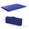 Soozier 4'x6'x2'' Folding Gymnastics Tumbling Mat, Exercise Mat with Carrying Handles for Yoga, MMA, Martial Arts, Stretching, Core Workouts