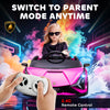 Compatible 12V Battery-powered Kids Electric Ride On Car Toy with Parental Remote Control Music Lights MP3 for 3-5 Years Old Pink