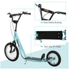 Youth Kick Scooter with Adjustable Handlebar and 16'' Inflatable Rubber Wheel for Kids and Teens 5+ Year Old