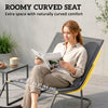 Outdoor Rocking Chair, Oversized Rocking Patio Chair with 25
