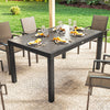Expandable Outdoor Dining Table, 55