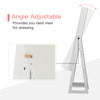Jewellery Cabinet with Full-Length Mirror, Standing Jewelry Armoire with LED Light, White