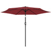 9FT Patio Umbrella, Outdoor Table Patio Umbrellith Tilt, Crank, 6 Ribs, UV Protection for Garden, Lawn, Deck, Backyard