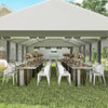20'x33' Heavy Duty Large Party Tent & Carport with Removable Sidewalls, Portable Garage Canopy Tent