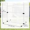 Set of 4 Dog Agility Training Equipment Adjustable Jump Bar Pet Exercise Kit with Carrying Bag (White)