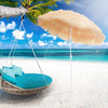 6FT Beach Umbrella Tilt Sunshade Height Adjustable Outdoor Market Patio Yard Crank Deck Sun Shade, Multi-color