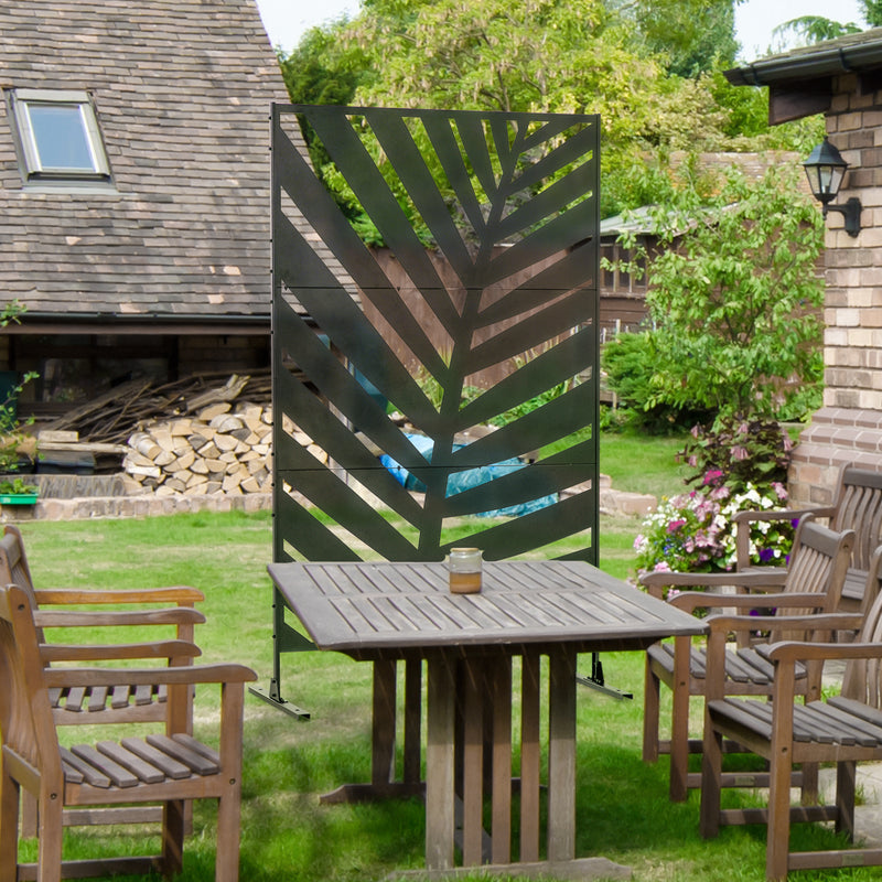 Metal Outdoor Privacy Screen, 48