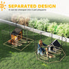 8 Panel Pet Playpen Play Yard Fence Home DIY Heavy-Duty Metal Foldable Indoor Outdoor 47