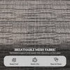 Folding Lounge Chair w/ Reclining Back, Mixed Grey