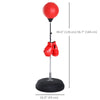Soozier Boxing Bag with Stand, Freestanding Punching Bag with 49.6