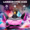 Compatible 12V Battery-powered Kids Electric Ride On Car Toy with Parental Remote Control Music Lights MP3 for 3-5 Years Old Pink