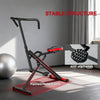 Soozier Foldable Squat Machine for Home Gym, Glute Workout Equipment for Arm, Leg and Glute Training, Red