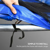 Soozier 8FT Trampoline Spring Cover, Trampoline Pad Replacement, Waterproof and Tear-Resistant, All-Weather Trampoline Accessories, Multi-Colored