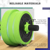 Soozier 88lbs 4-in-1 Adjustable Weight Dumbbell Set, Barbell, Kettlebell, Push Up Stand, Green