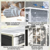 5 x 3FT Garden Shed with Floor, Outdoor Storage Shed with Lockable Door, Window and Vent for Backyard, Patio