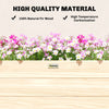 3.3 x 1.2 x 1.2 ft Garden Raised Bed Planter Grow Containers for Outdoor Patio Plant Flower Vegetable Pot, Natural