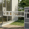 Cat Tunnel, Outdoor Cat Enclosure with Combinable Design, 8 Doors, 98