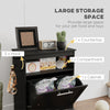Pet Feeder Station Storage Cabinet, Dog Food Storage Container with Dog Raised Bowls, Watering Supplies