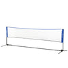 Soozier 14ft Badminton Net, Height Adjustable Outdoor Sports Net with Carry Bag, for Tennis, Pickleball and Volleyball
