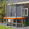Soozier 14ft Trampoline Replacement Pad Trampolining Replacement Jump Bounce Exercise GYM Pad Only Light Orange