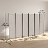 6 Panel Room Divider, 6 Ft Folding Privacy Screen, Portable Freestanding Partition Wall Divider, Beige