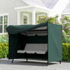 3-Seater Patio Swing Cover, Outdoor Garden Furniture Protection Hammock Glider Cover, 81