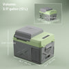 12 Volt Car Refrigerator, 12QT Car Fridge Electric Cooler, 12/24V DC and 110-240V AC, -68℉~68℉, Portable Refrigerator
