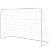 Soozier Soccer Goal, 6 x 4ft Portable Practice Soccer Net with Nylon Mesh, Steel Frame, for Indoor and Outdoor Use