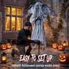 Halloween Animated Standing Crying Angel Decoration with Sound and Touch Activated