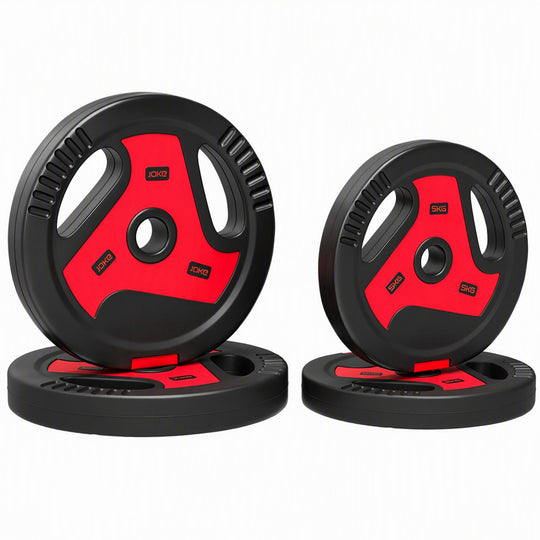 66 lbs Weight Plates Set, 4-Piece Sand-Filled Plates with Handles, 1