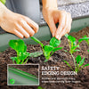 4.9 x 2 x 1ft Galvanized Raised Garden Bed Kit, Metal Planter Box with Safety Edging, Green