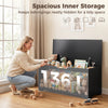 Storage Bench with Lift Top Storage Chest with Safety Hinges for Entryway, Living Room