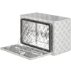 24 Inch Truck Bed Tool Box, Heavy Duty Aluminum Tool Box, Storage Toolbox Chest Organizer with Lock and Keys
