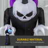6FT Tall Halloween Inflatable White Ghost, Outdoor Blow Up Yard Decoration with LED Lights for Garden, Lawn, Party, Holiday