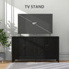 Sideboard Buffet, Storage Cabinet with Barn Door and Adjustable Shelf, TV Stand for TVs up to 65 Inches