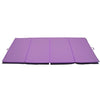 Soozier 4'x6'x2'' Folding Gymnastics Tumbling Mat, Exercise Mat with Carrying Handles for Yoga, MMA, Martial Arts, Stretching, Core Workouts, Pink