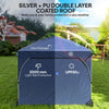 10 x 20 ft Pop Up Canopy Tent with Reflective Strips, UPF 50+ Easy up Instant Canopy with 6 Sandbags