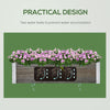 3' x 1' Raised Garden Bed Elevated Wooden Planter Box Outdoor for Backyard, Patio to Grow Vegetables, Herbs, and Flowers, Light Grey