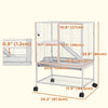 Rolling Small Animal Cage 34