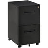 File Cabinet, Vertical Filing Cabinet with Adjustable Partition for A4 Letter Size, Lockable for Office, White
