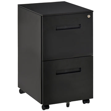 File Cabinet, Vertical Filing Cabinet with Adjustable Partition for A4 Letter Size, Lockable for Office, White