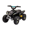 Kids Ride on ATV, 6V Battery Powered Quad Car with Forward, Reverse Switch, for Boys Girls 18-36 Months, Black