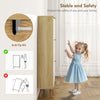 Narrow Shoe Cabinet, High Gloss Shoe Storage Cabinet with 3 Flip Drawers and Adjustable Shelves, Holds 24 Pairs, White