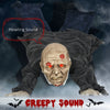 62 Inch/5.2ft Life Size Outdoor Halloween Decoration Crawling Zombie, Animated Prop Decor with Sound and Motion Activated, Light Up Eyes, Creepy Sound